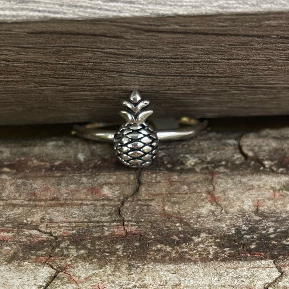 Sterling Silver Pineapple Ring - image 4